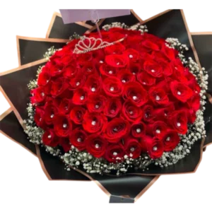 Gran Corazón de Rosas Rojas