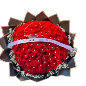 Bouquet de Rosas Rojas con Chocolates Ferrero